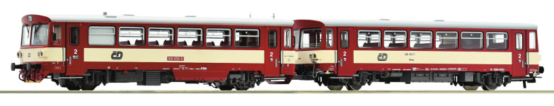 Roco 70376 - H0 - Triebwagen 810 458-0 mit Beiwagen, CD, Ep. V